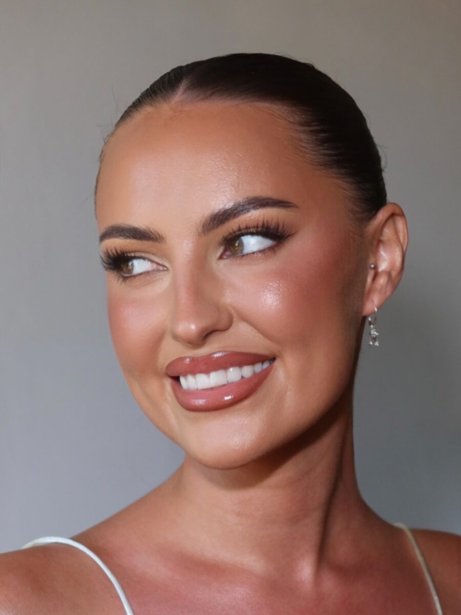 Radiant and Natural Wedding Guest Makeup Look