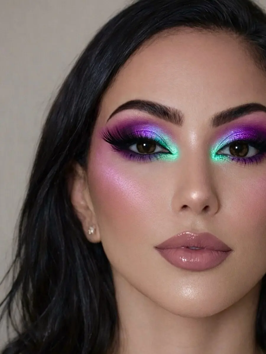 Mesmerizing Halo Eye with Bold Colors