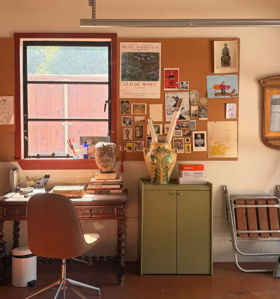 Charming Mid-Century Office Workspace Inspiration