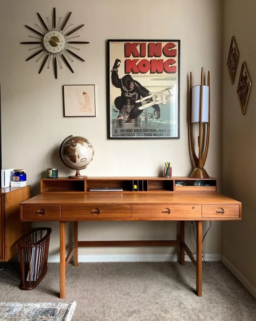 Stylish Mid-Century Office Decor Inspiration