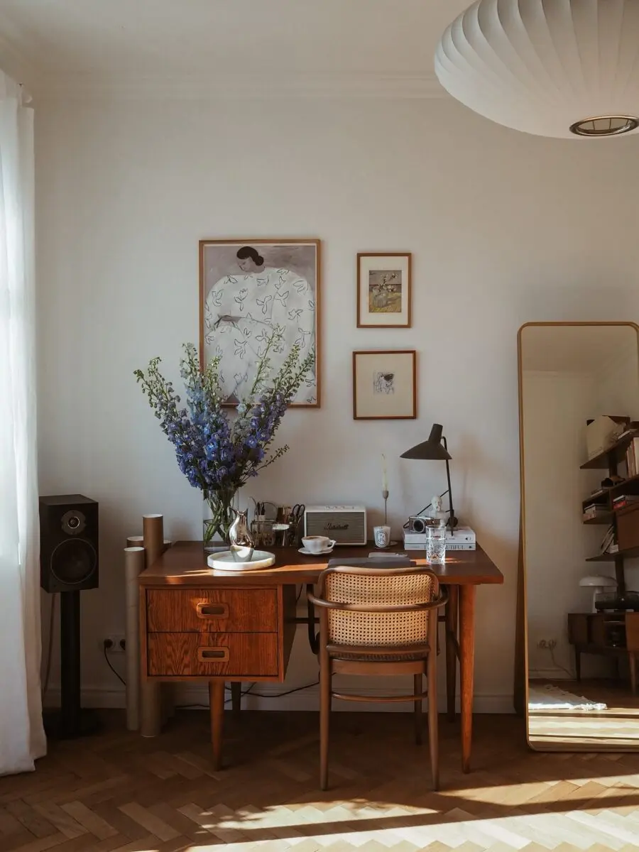 Stylish Mid-Century Work Environment