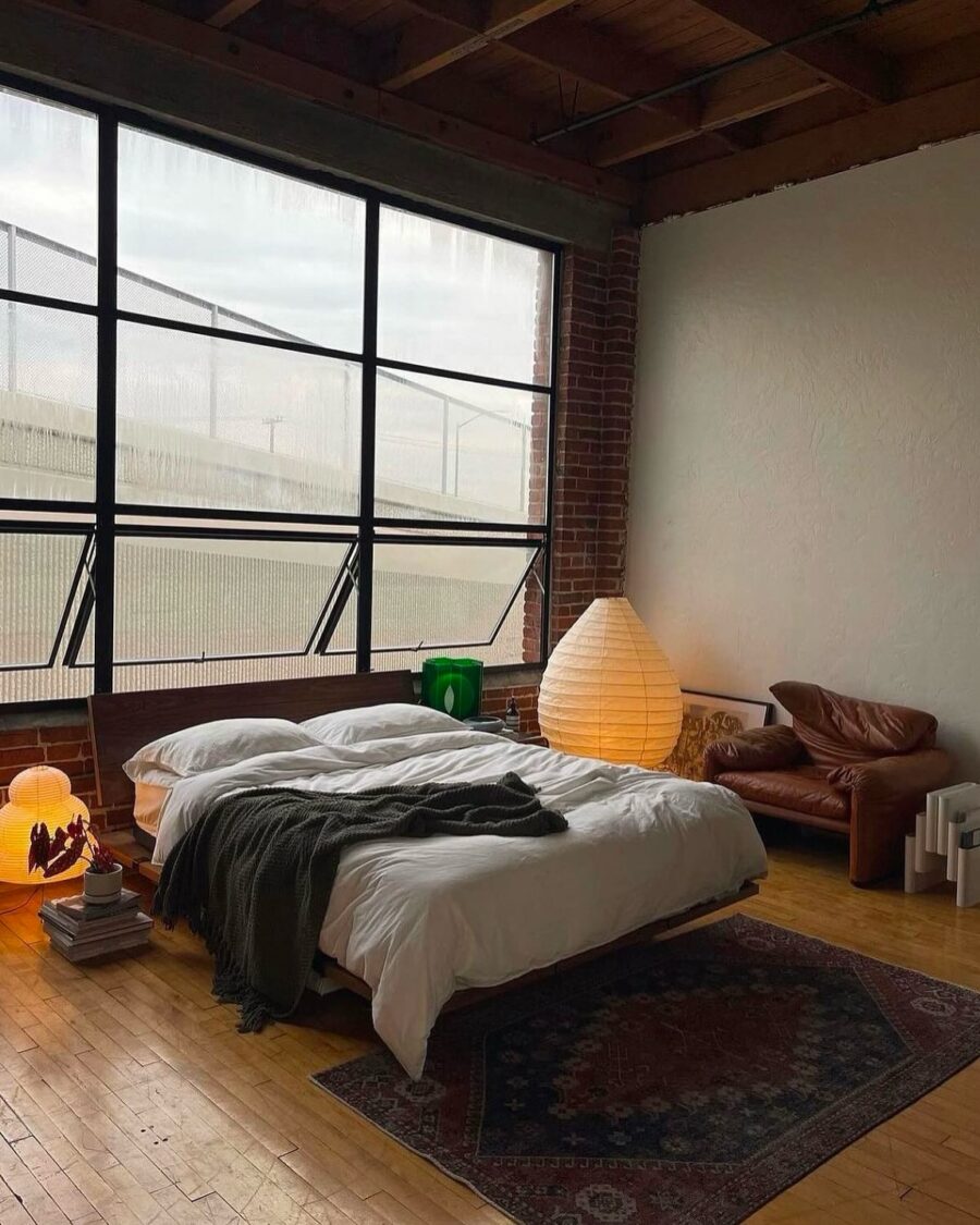 Cozy Minimalist Bedroom with Earthy Tones