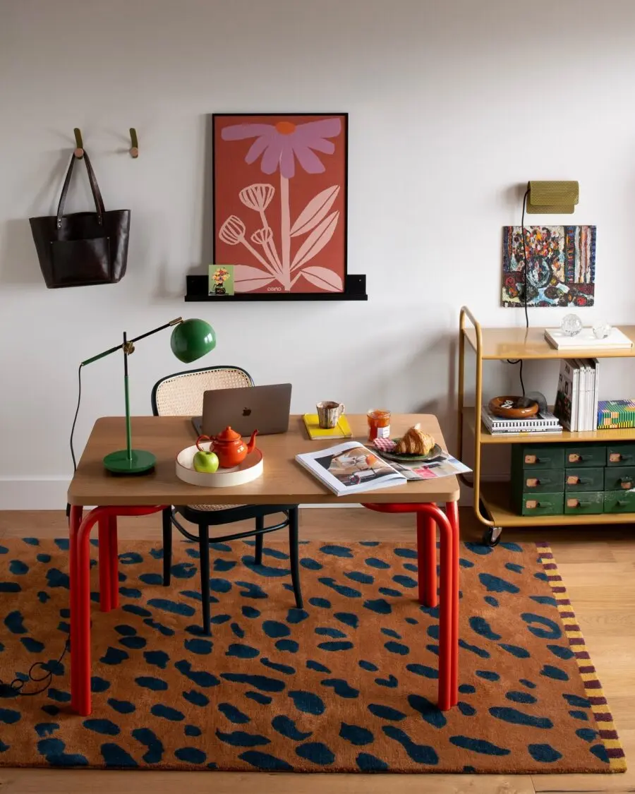 Chic and Colorful Home Office Inspiration