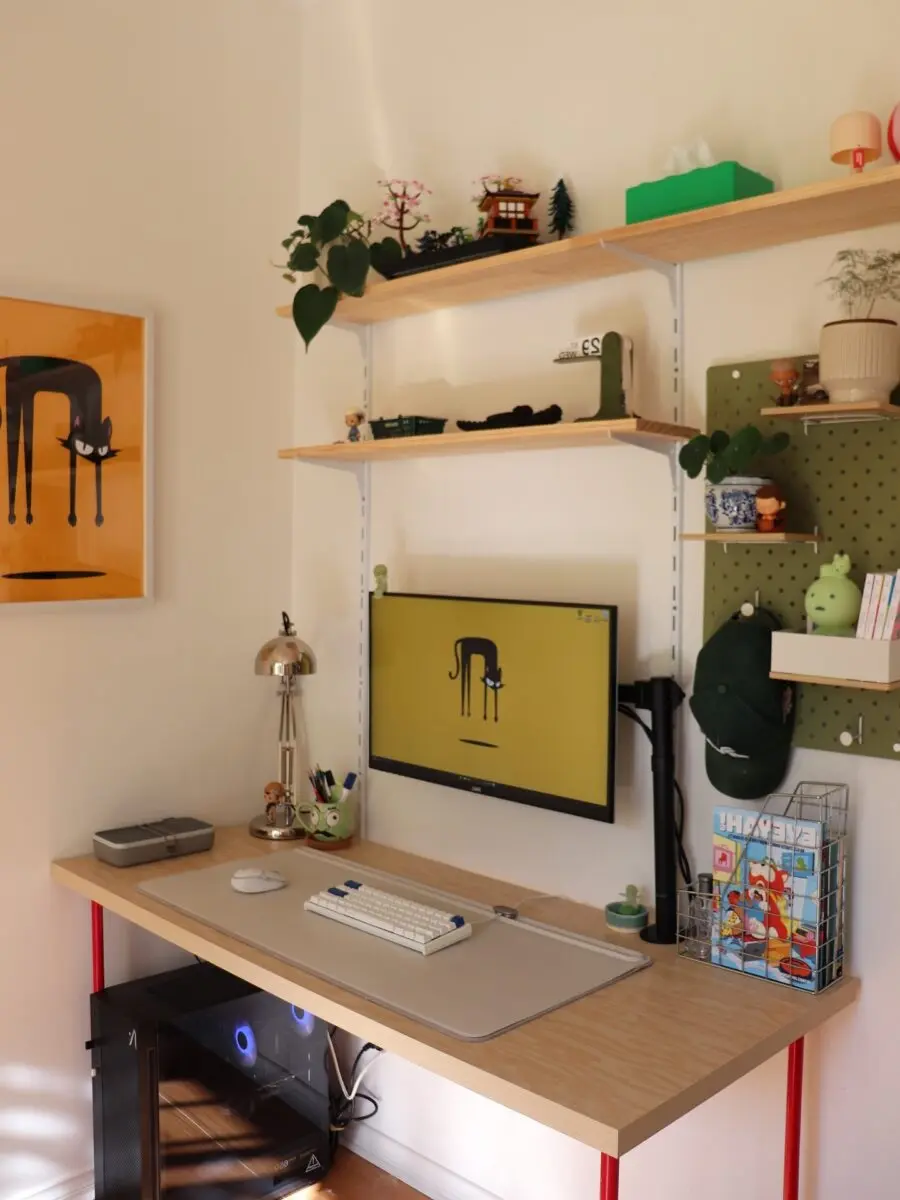 Chic workspace with minimalist design elements
