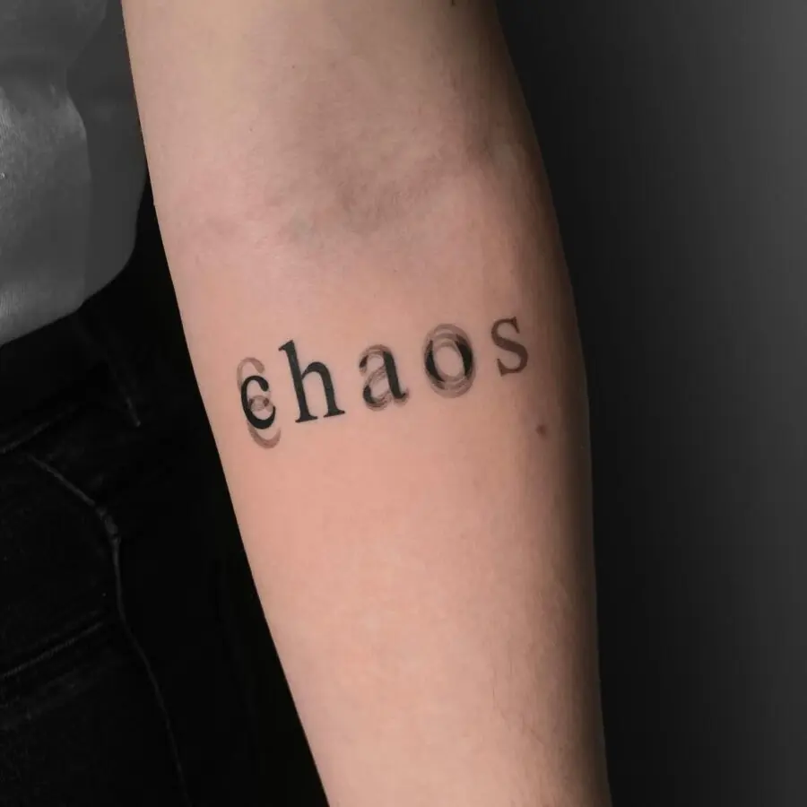 Exploring the meaning of 'chaos' tattoo