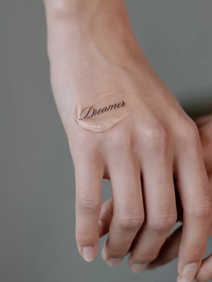 Elegant tattoo embodying the spirit of dreaming