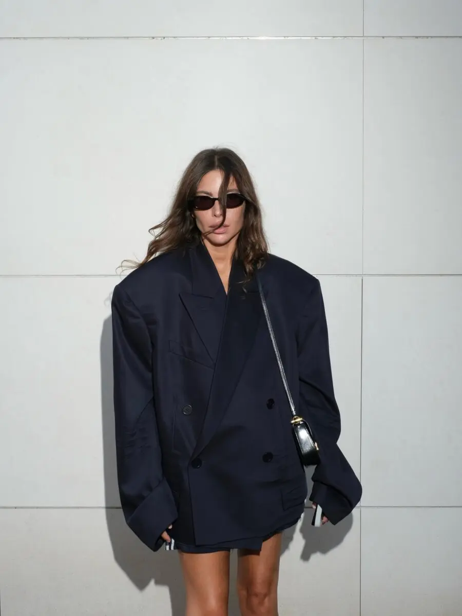 Chic oversized blazer dress for a bold look