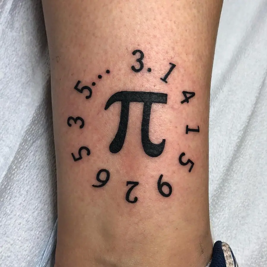 Eye-catching Pi Symbol with Circling Numbers