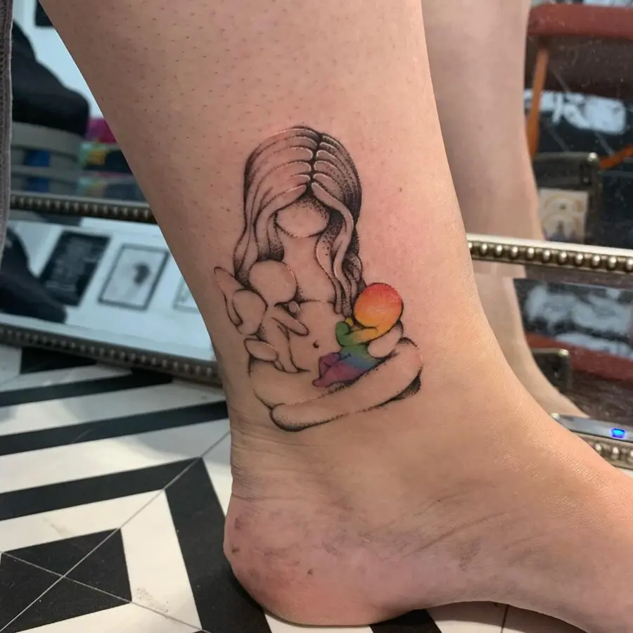 Heartfelt tribute to a rainbow baby