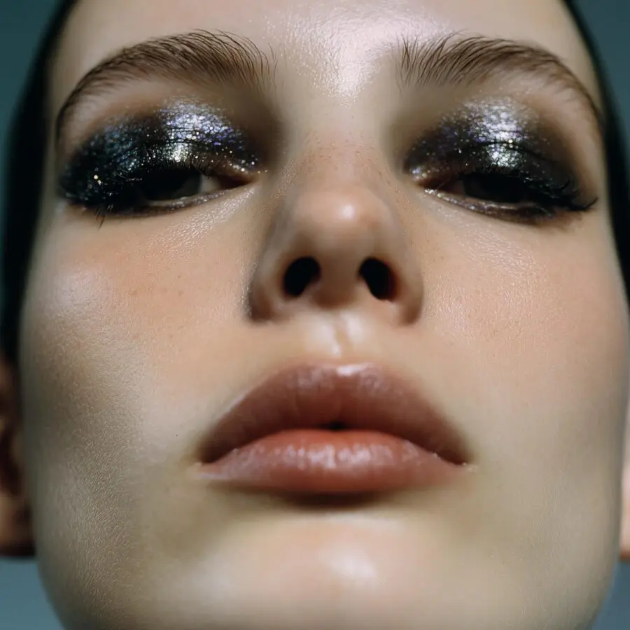 Dazzling glitter for small eyes enhancement