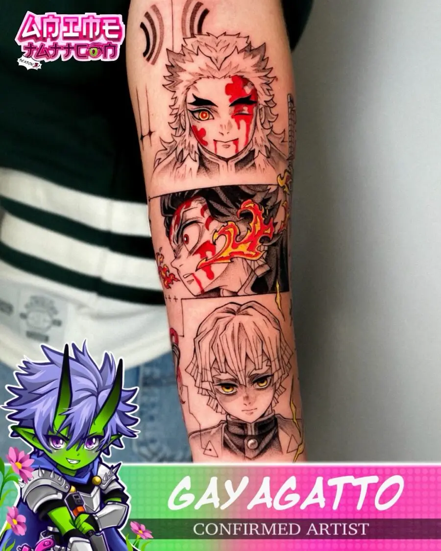 Bold Spirited Away Character Tattoo Design