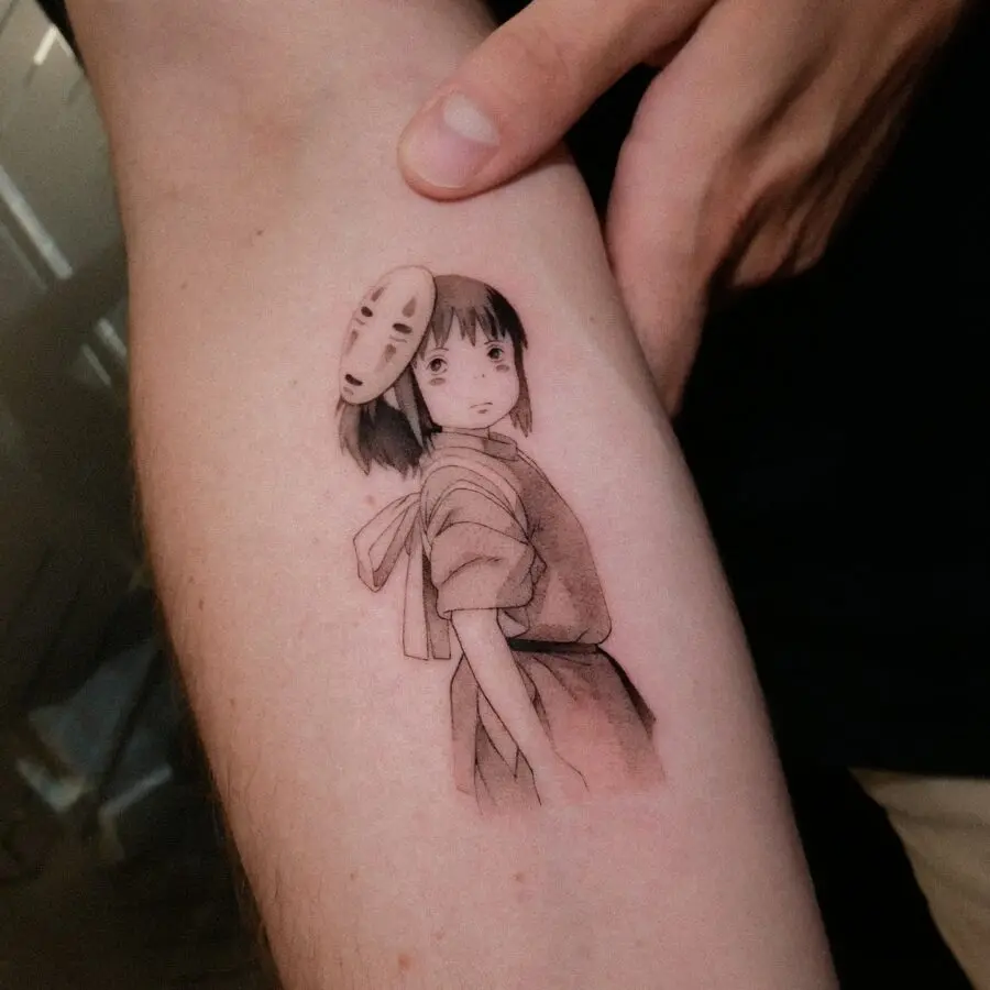 Chihiro and No-Face Tattoo Inspiration