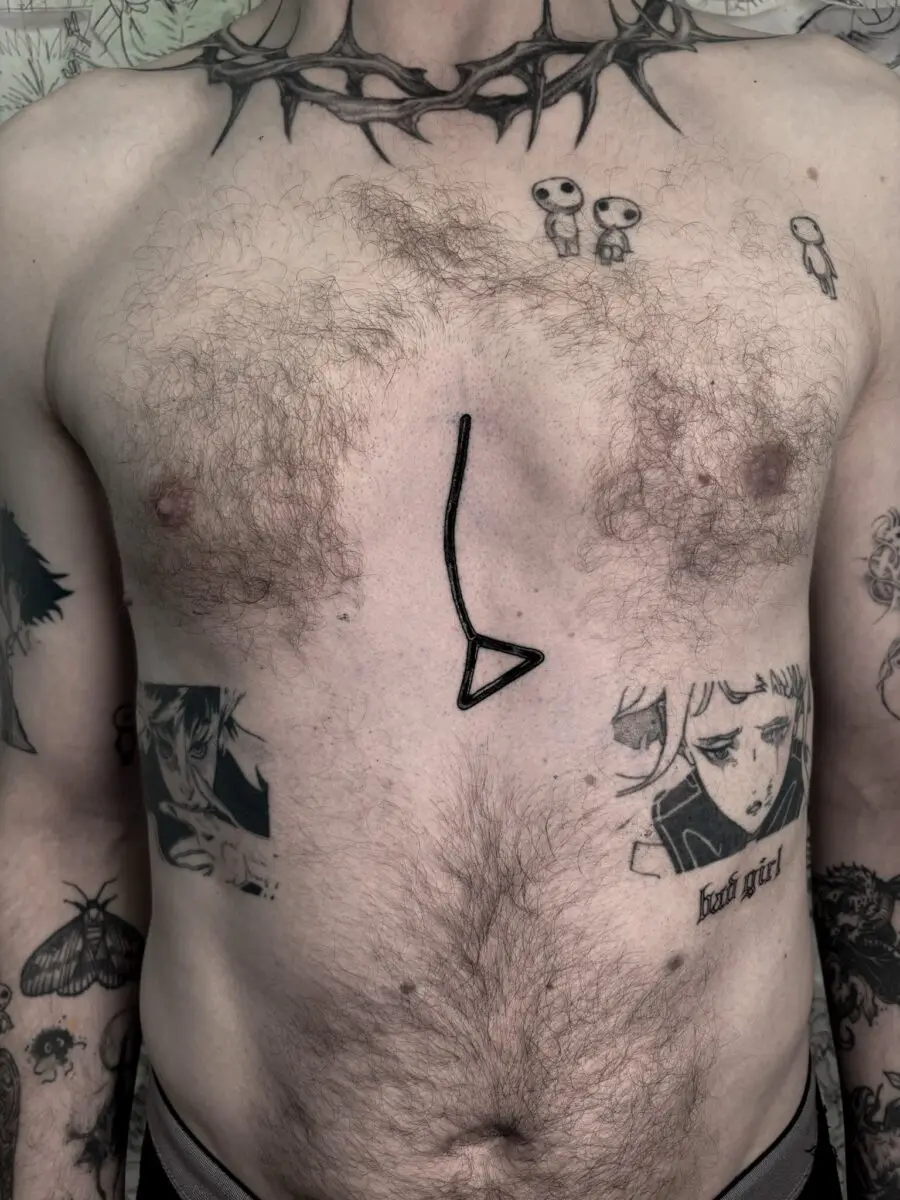 Minimalist Spirited Away Tattoo Inspiration