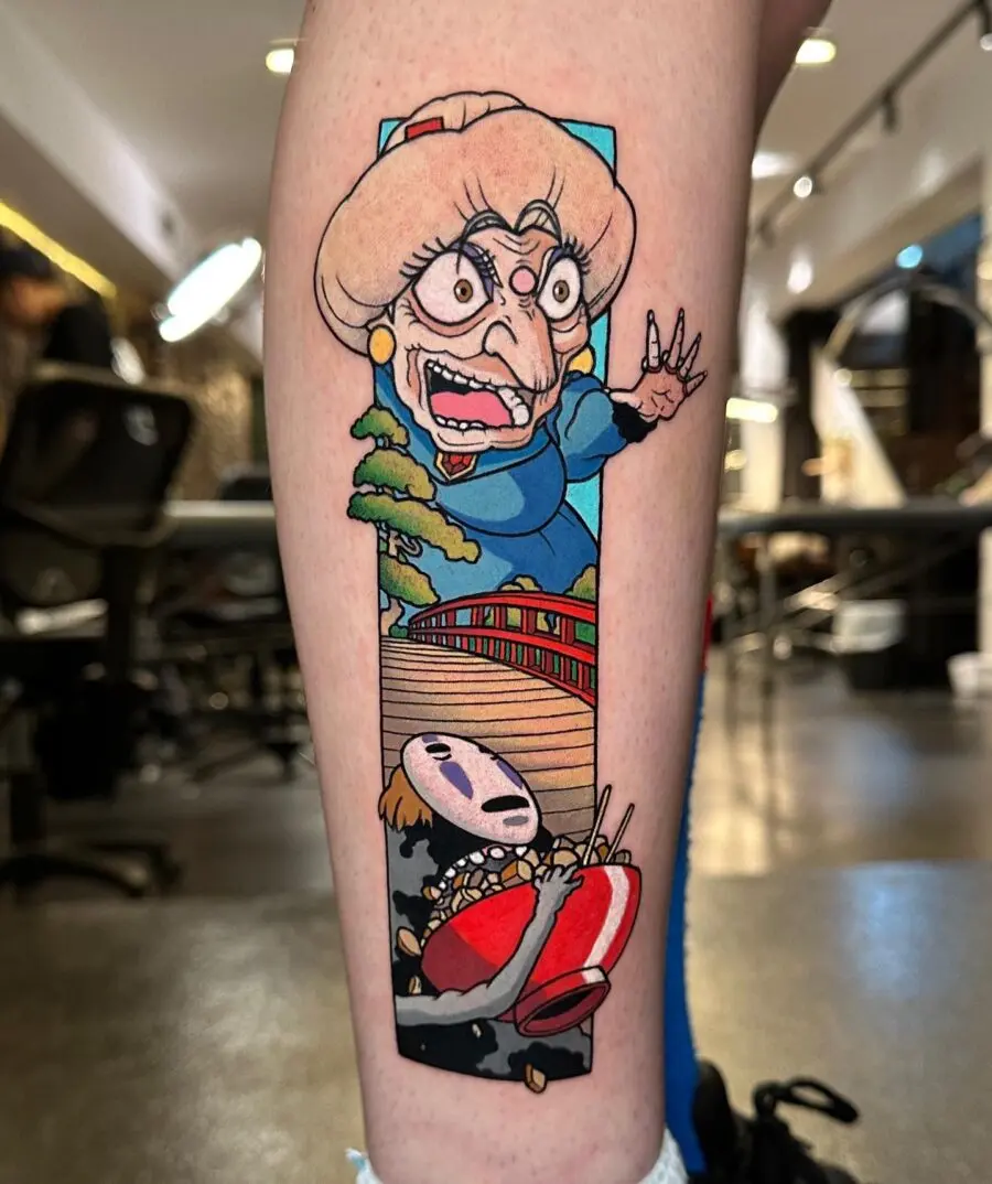 Yubaba and No-Face Tattoo Design Inspiration