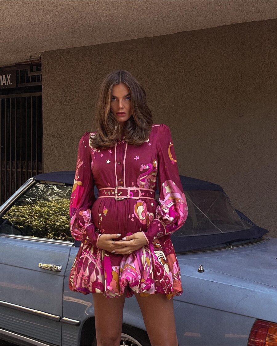 Chic and Colorful Dress for Baby Showers