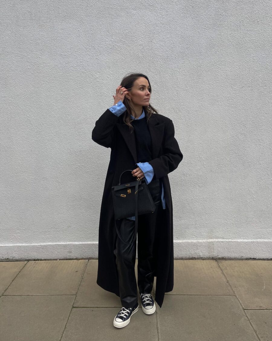 Chic street style with Converse and layers