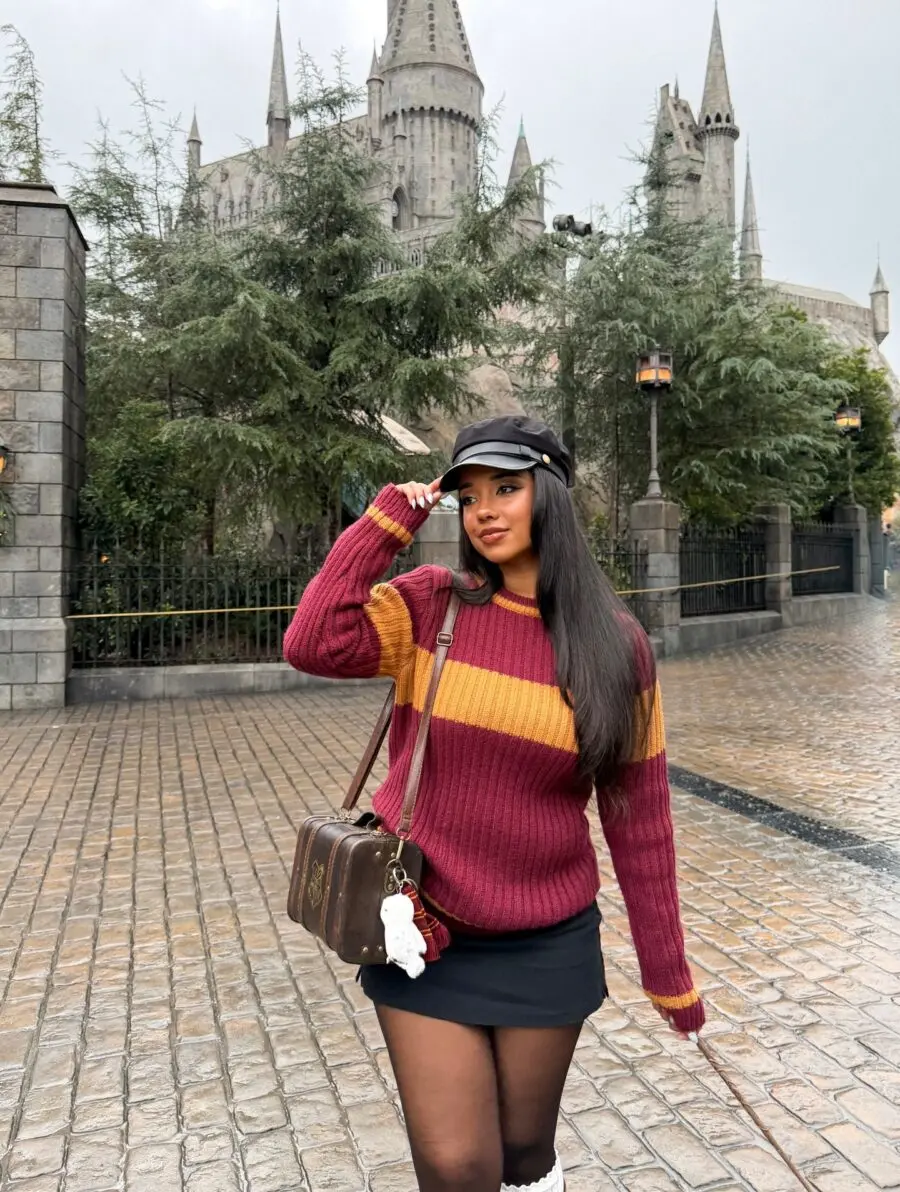 Chic Sweater Outfit Inspired by Harry Potter