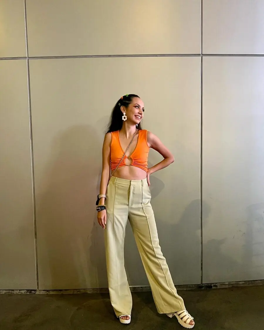 Bold and vibrant concert outfit inspiration