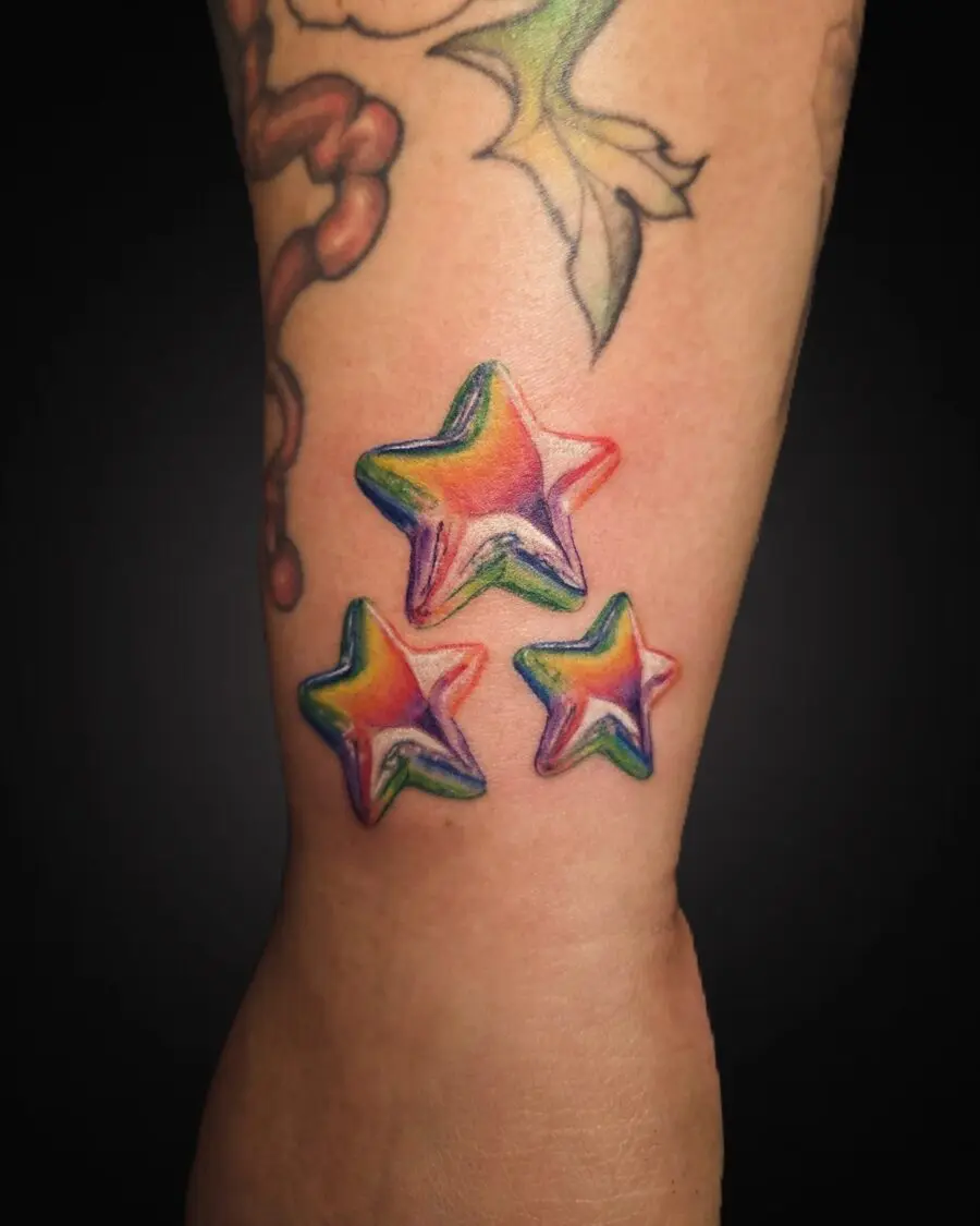 Vibrant stars embodying hope and remembrance