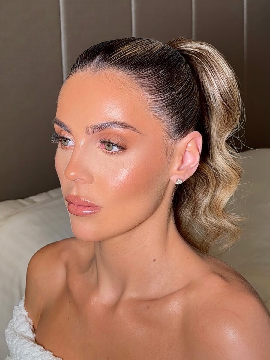 Glamorous glow for wedding guests