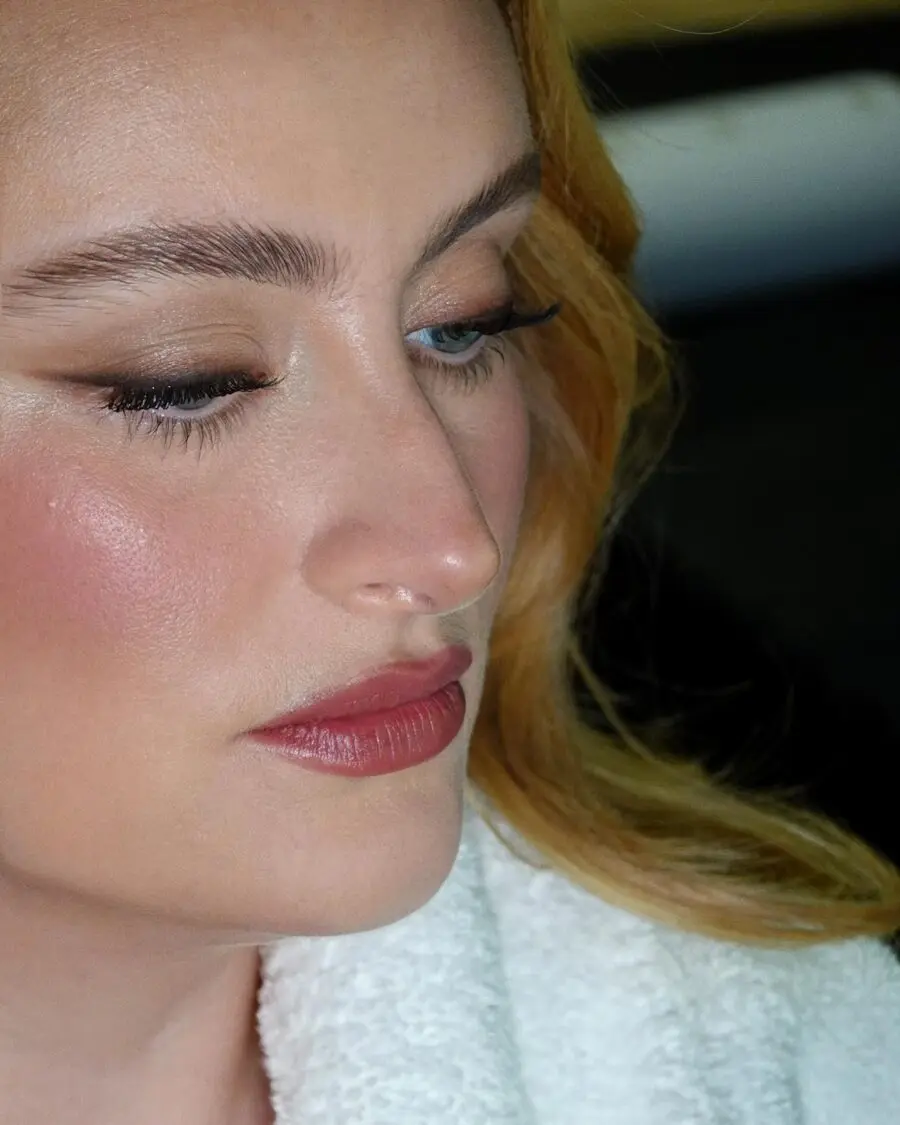 Natural elegance for wedding guest makeup