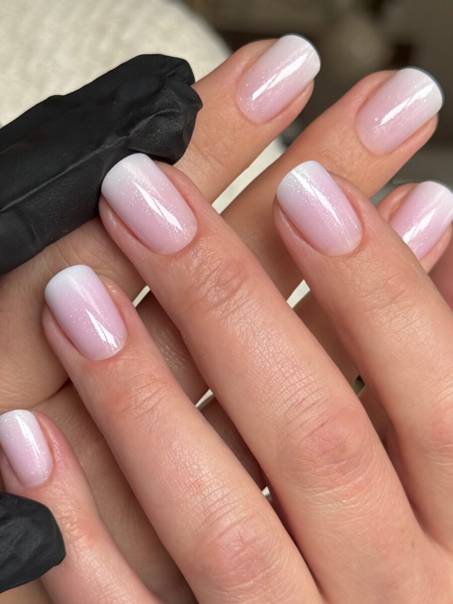 Elegant Baby Boomer Nails with a Modern Twist