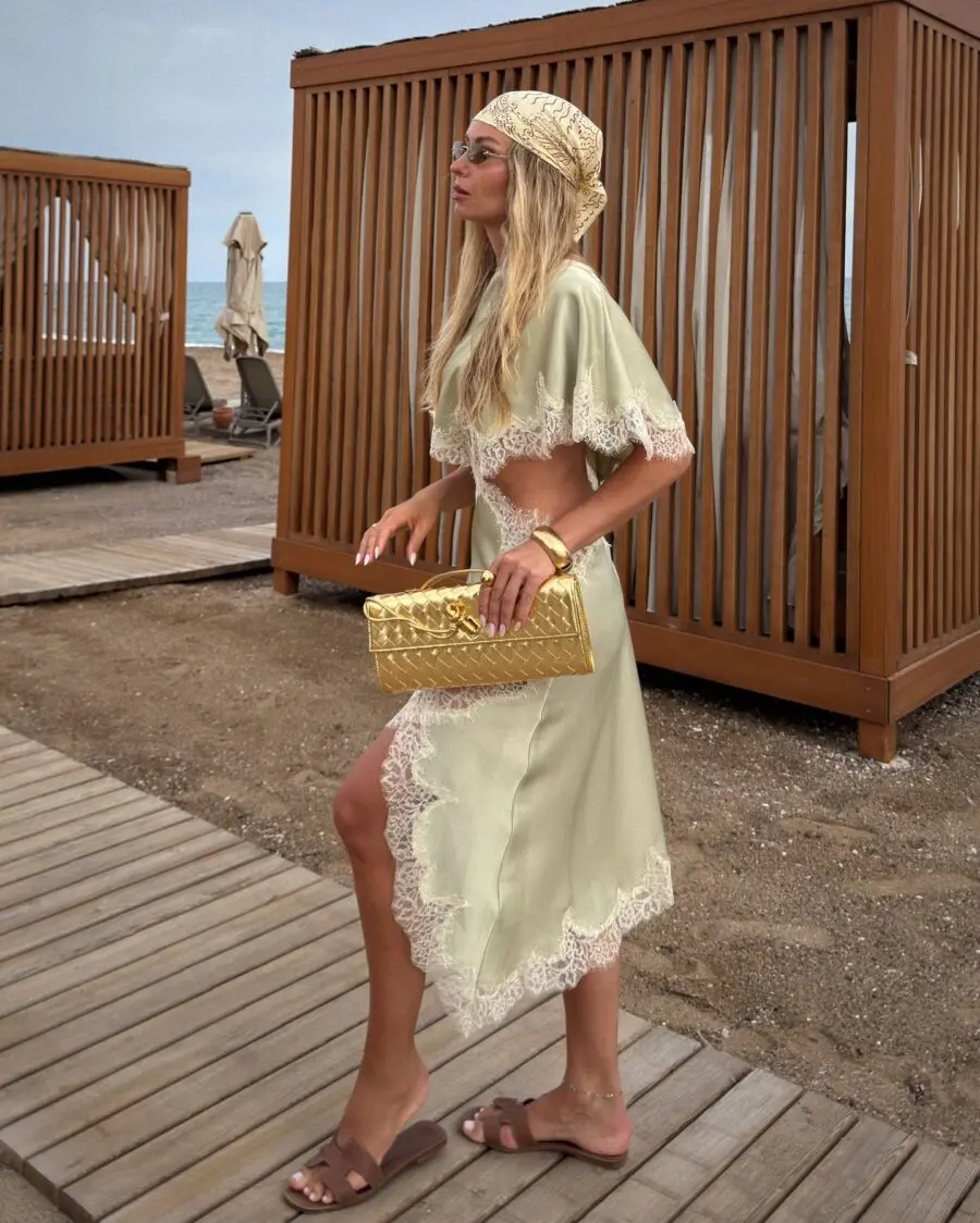 Chic beach cover-up for stylish summer vibes
