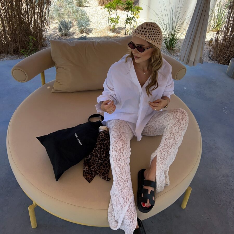 Chic Summer Vibes with Lace Accents