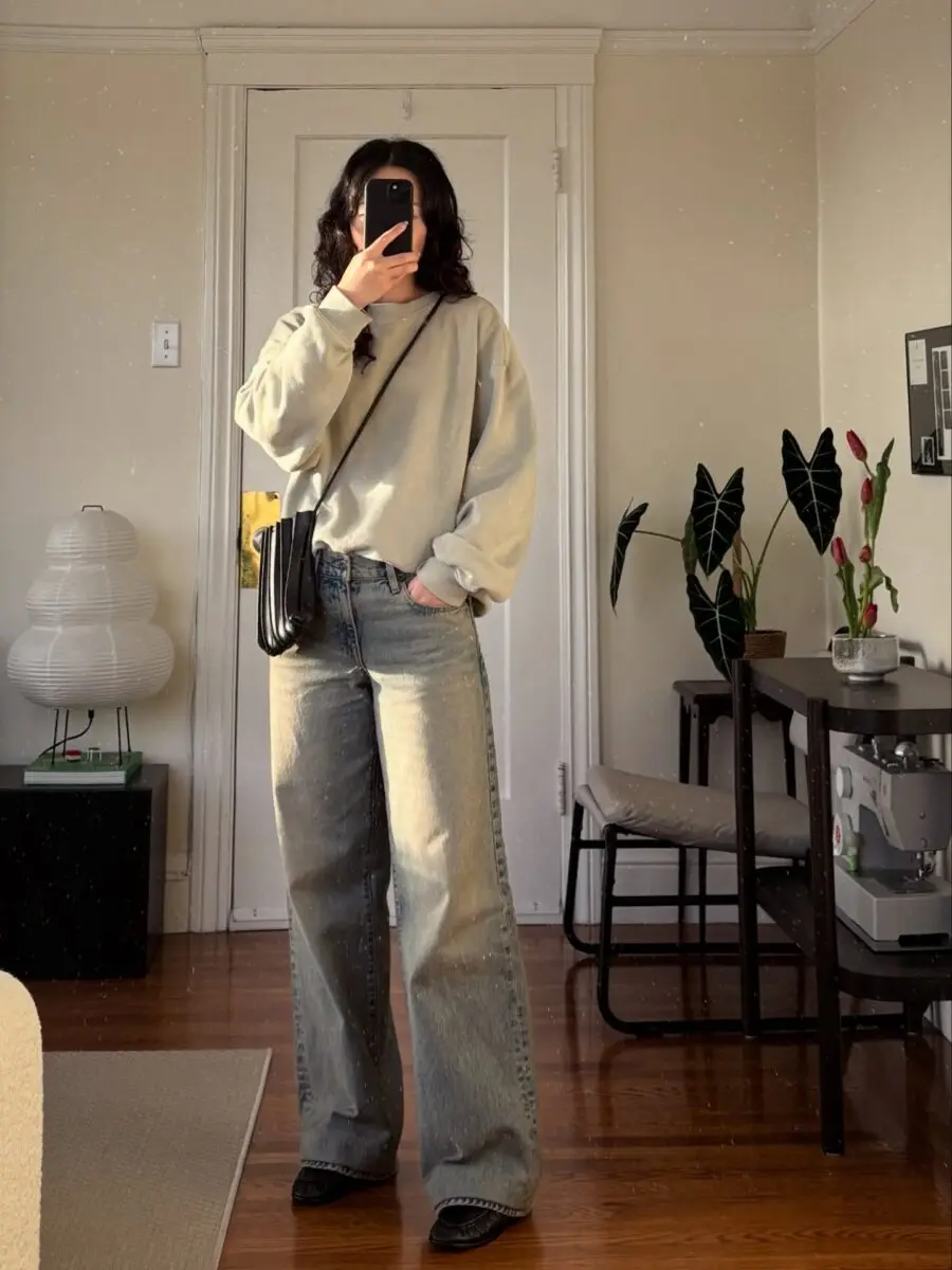Chic and Cozy Casual Office Outfit