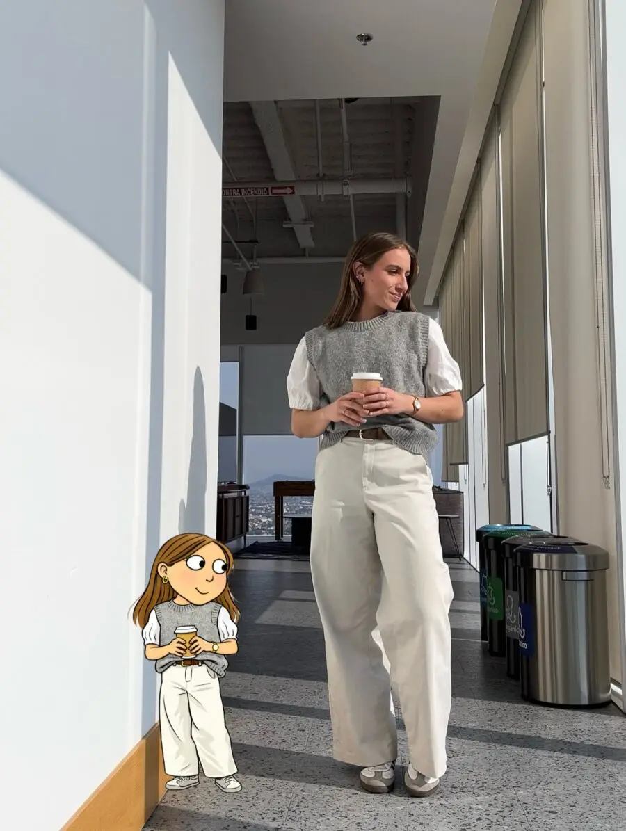 Effortlessly stylish office outfit for modern workplaces