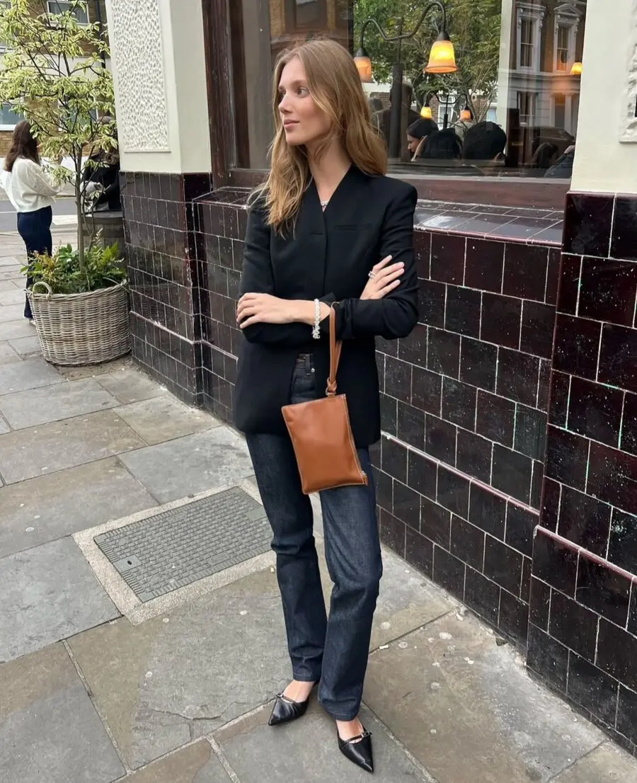 Stylish office attire: sleek, put-together look