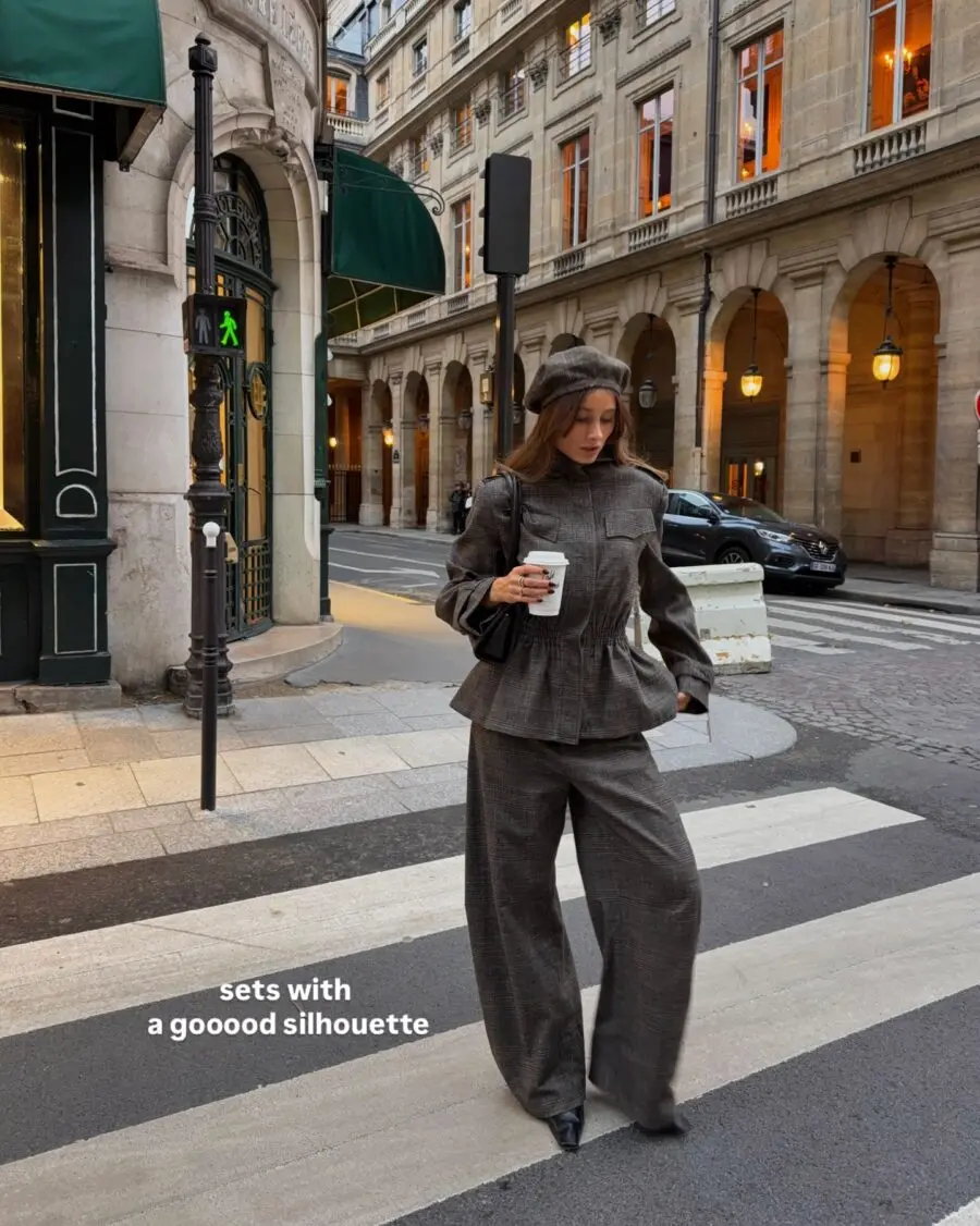 Elegant office outfit for modern professionals