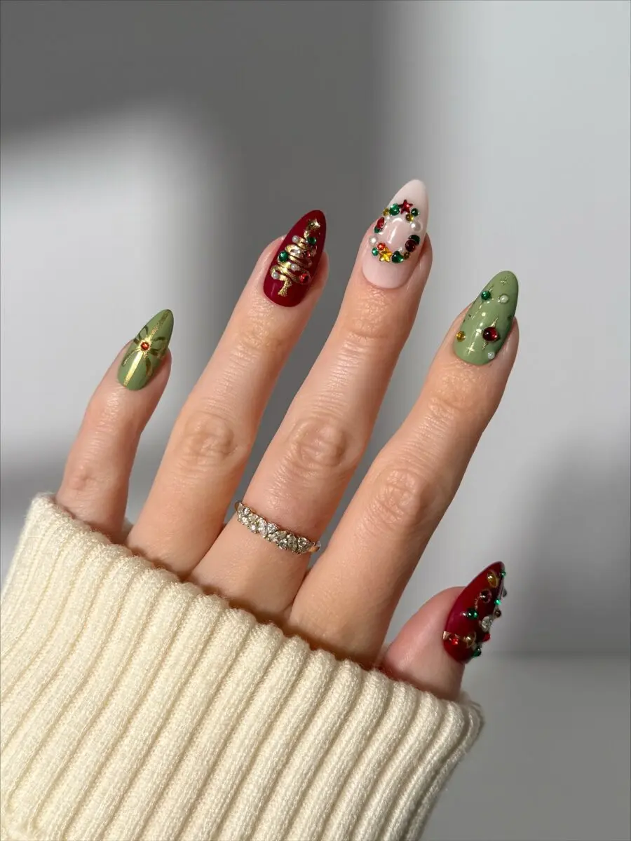 Festive nail art for holiday celebrations