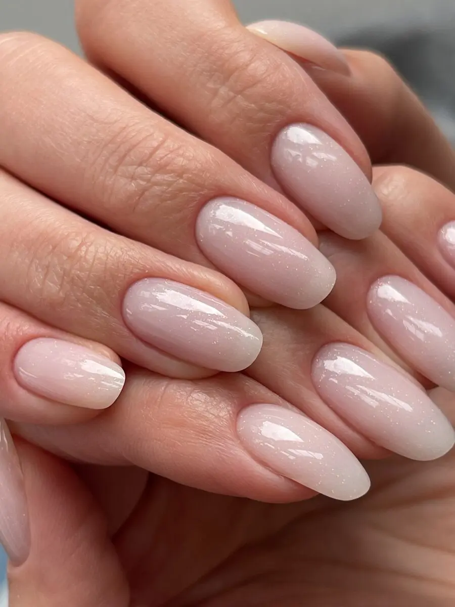 Elegant ombre with subtle sparkles