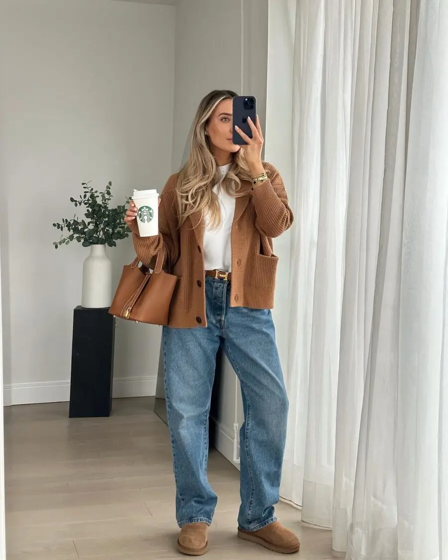 Effortless chic with a cozy twist