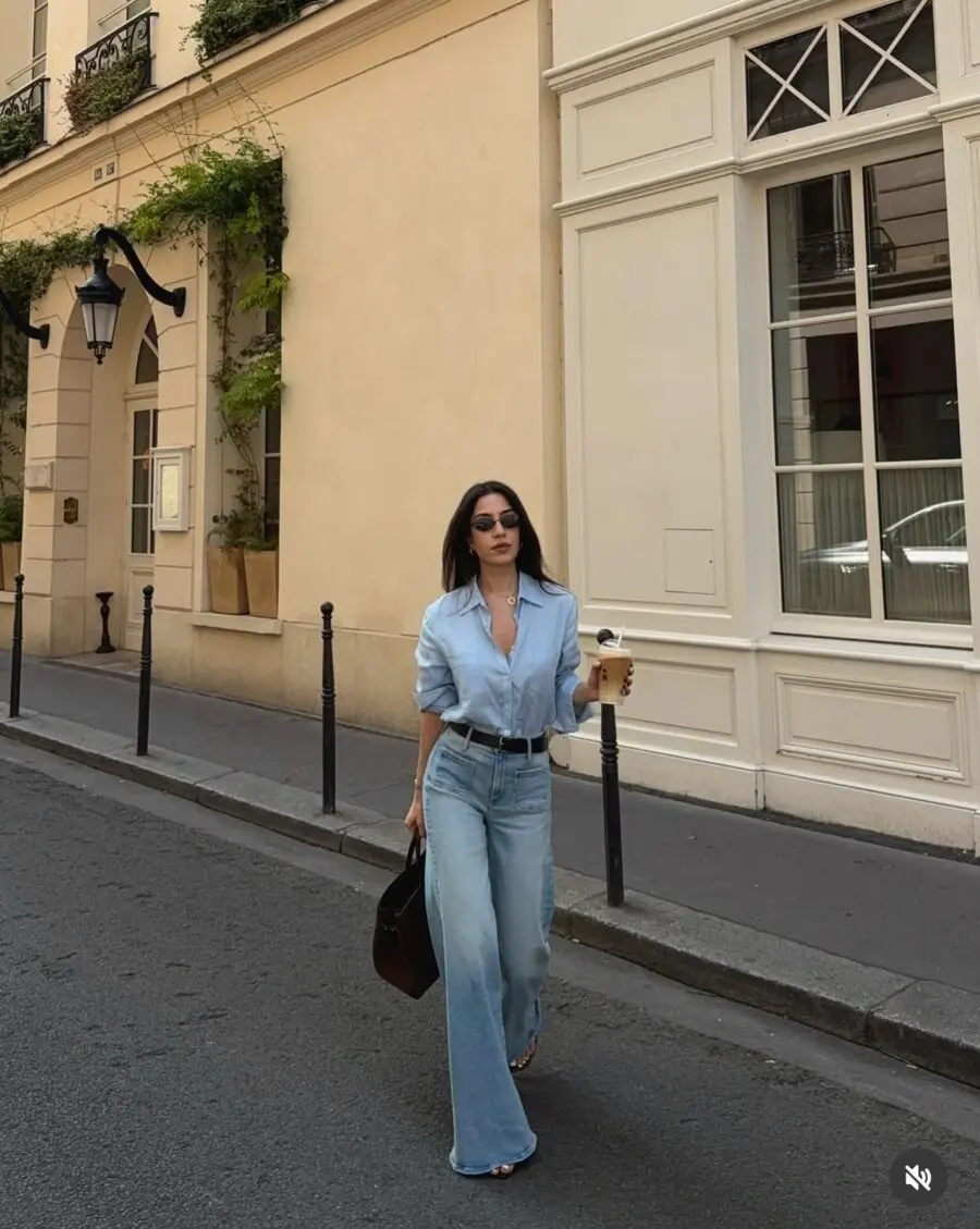 Effortless denim look for casual outings