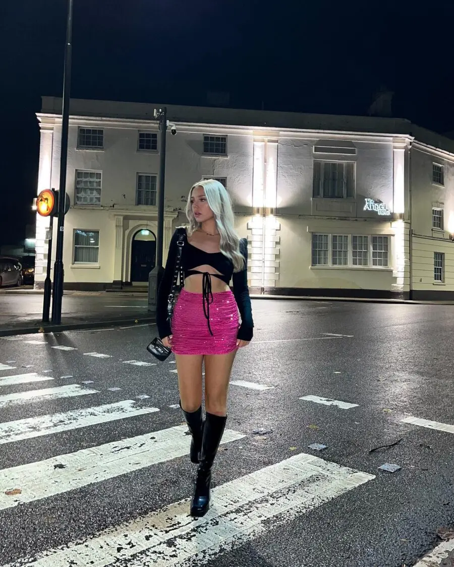 Stylish Club Outfit for Night Out Adventures