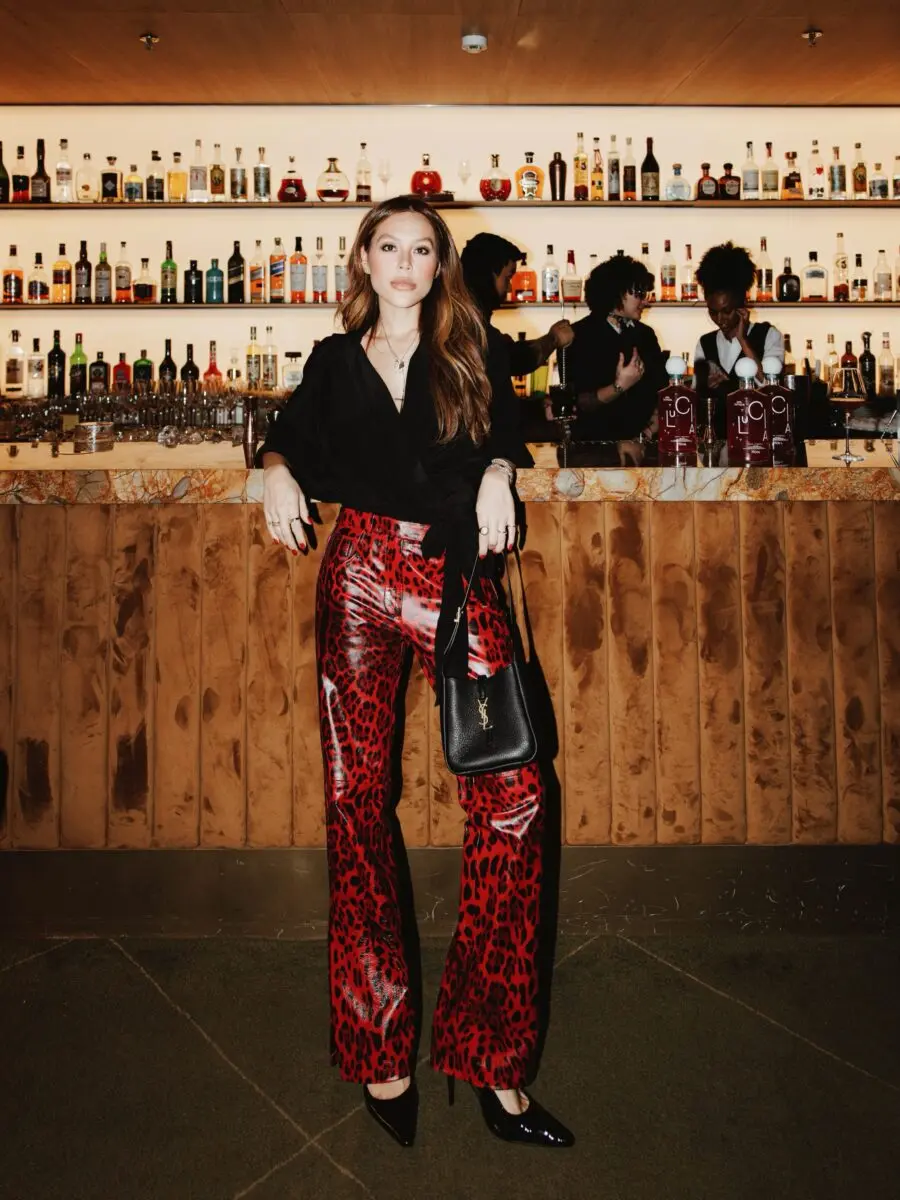 Bold Red Leopard Print for Nightlife Fun