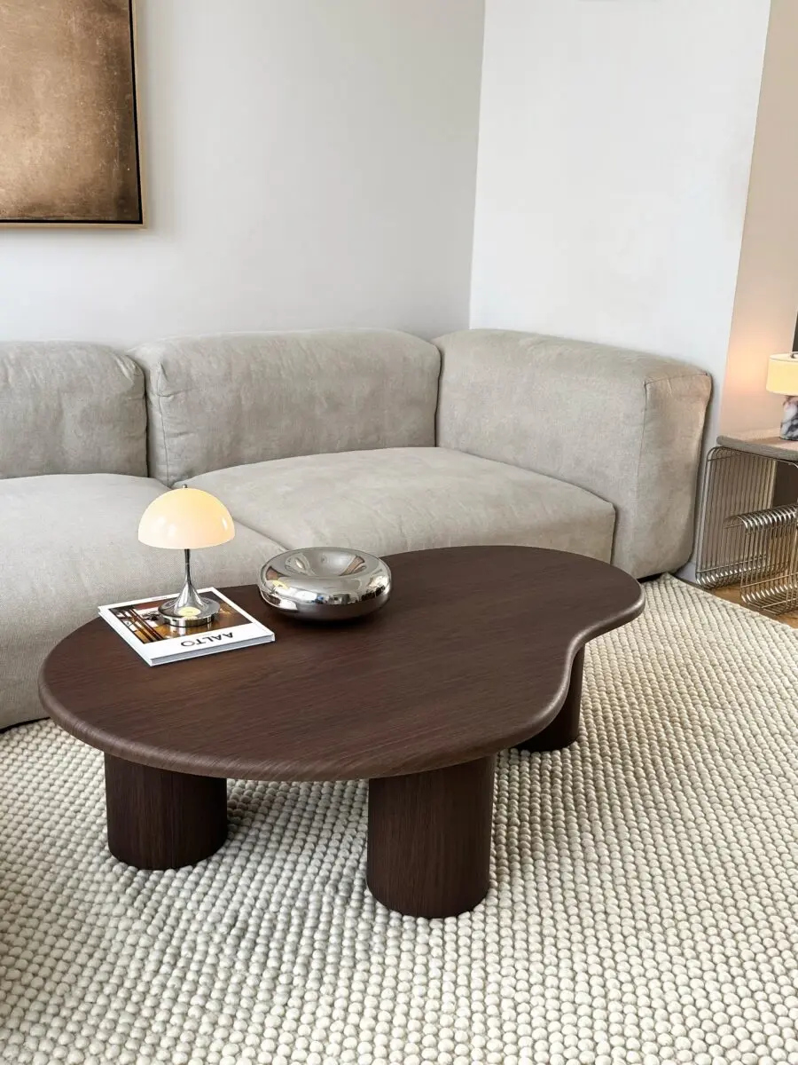 Stylish coffee table enhances modern living space