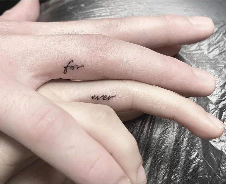 Eternal ink: A couple's commitment in tattoos