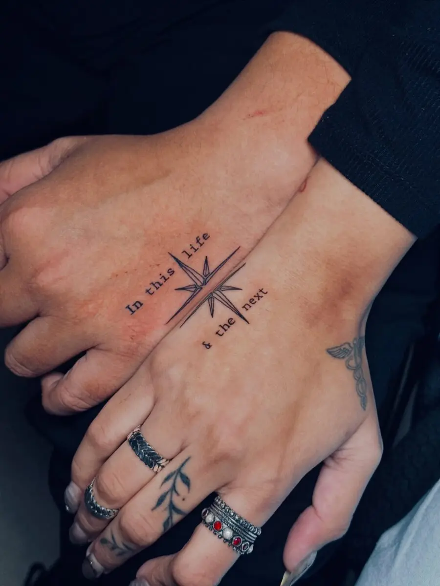 Meaningful couple tattoos for lasting love