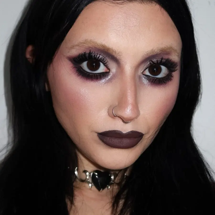 Gothic Glam with Bold Color Statement