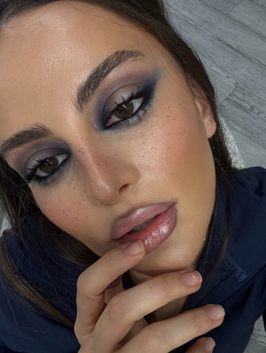 Captivating dark feminine eye and lip charm