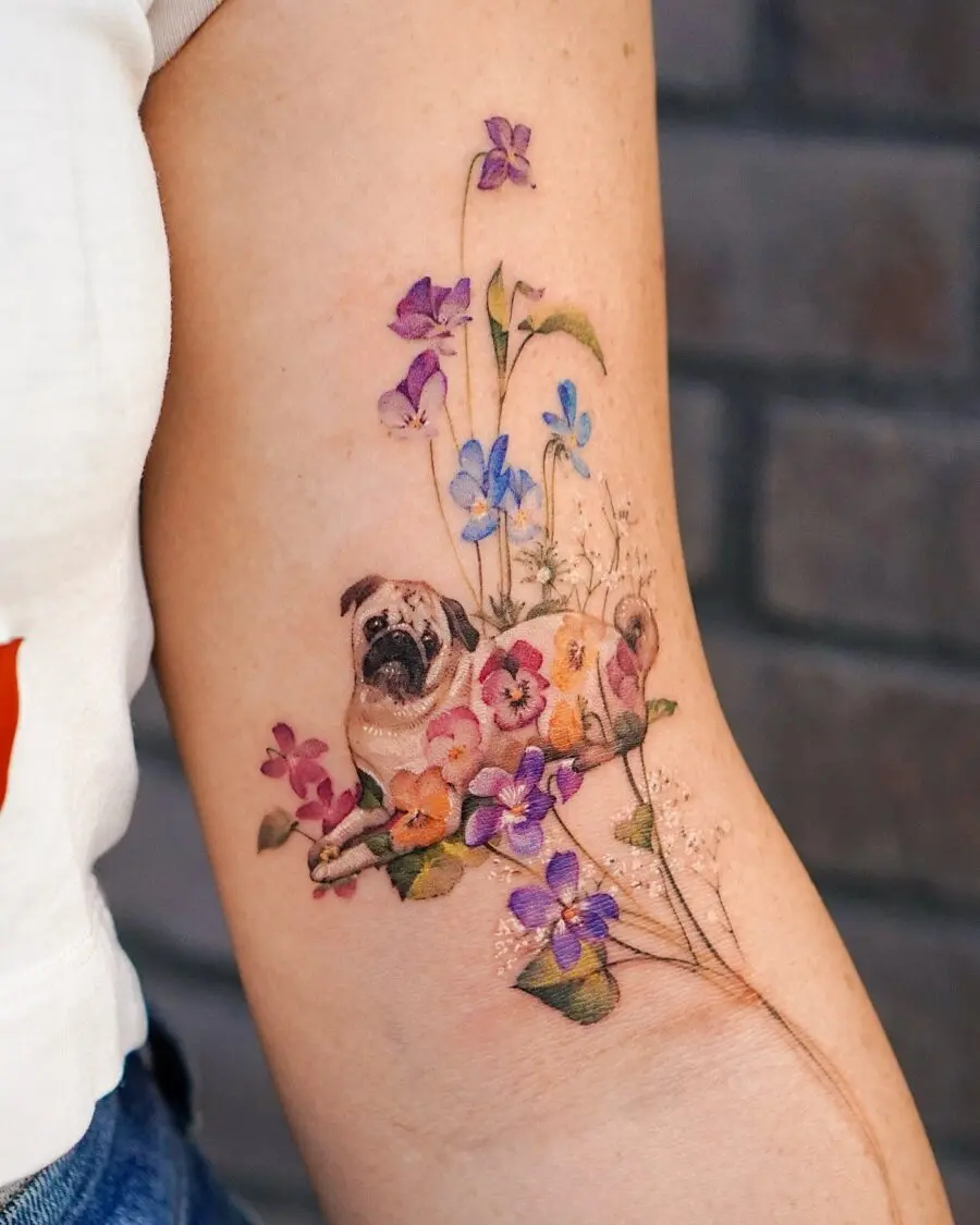 Whimsical tribute to a beloved pet