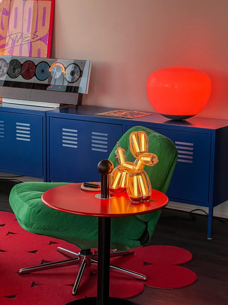 Vibrant, playful decor for a joyful atmosphere