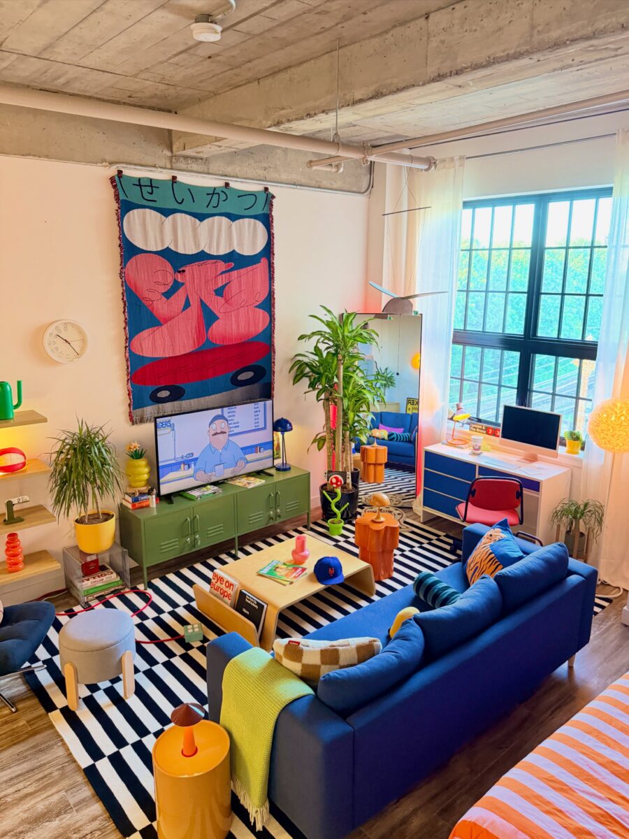 Vibrant and energetic living room decor inspiration
