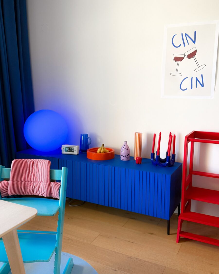 Vibrant colors elevate modern decor style