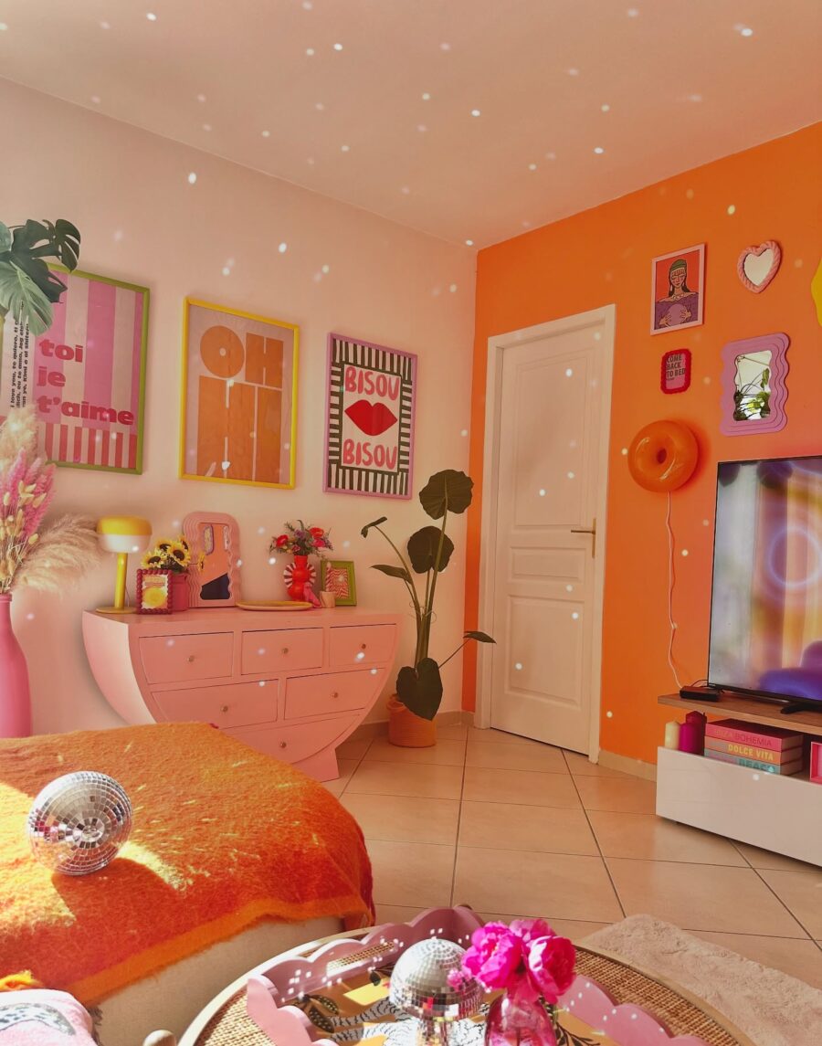 Vibrant hues radiate joy and energy