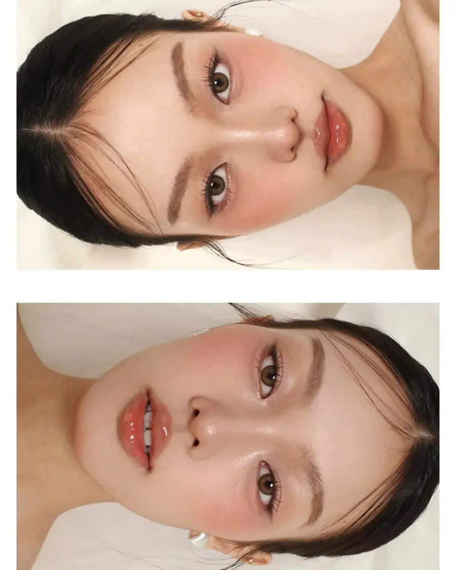 Effortlessly radiant dewy makeup look