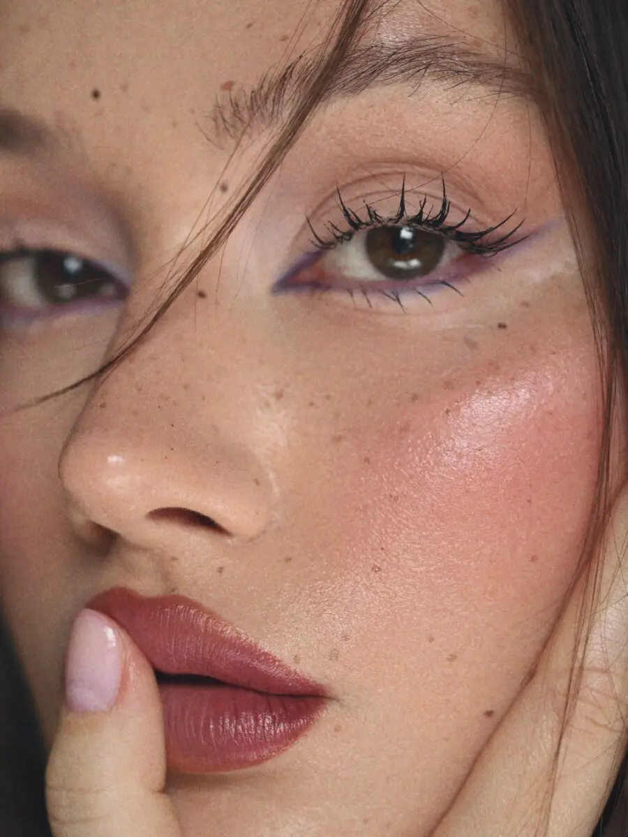 Fresh and playful Douyin-inspired makeup look